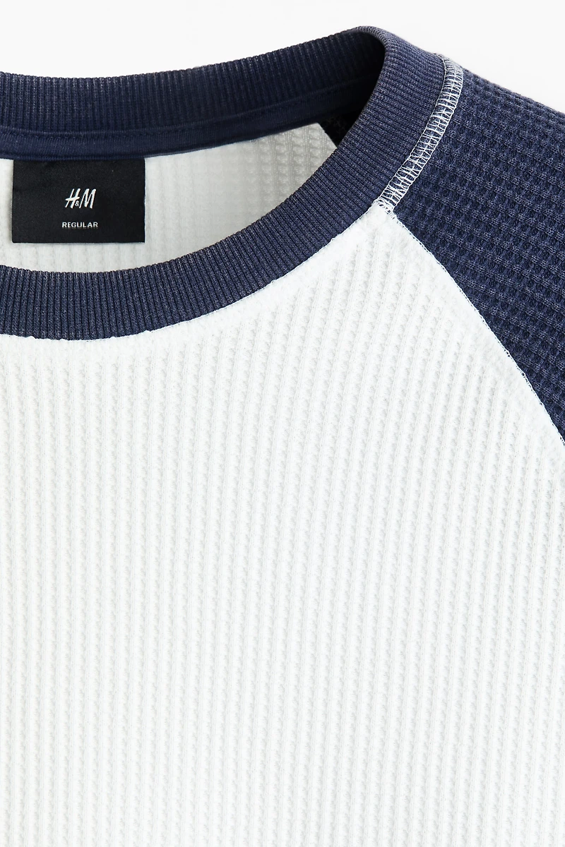 Regular-Fit Waffled Jersey Shirt