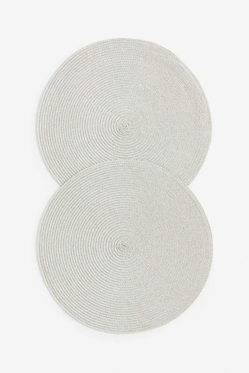 2-pack Glittery Placemats