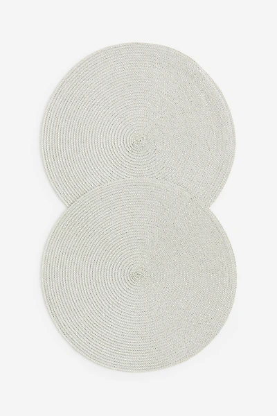 2-pack Glittery Placemats