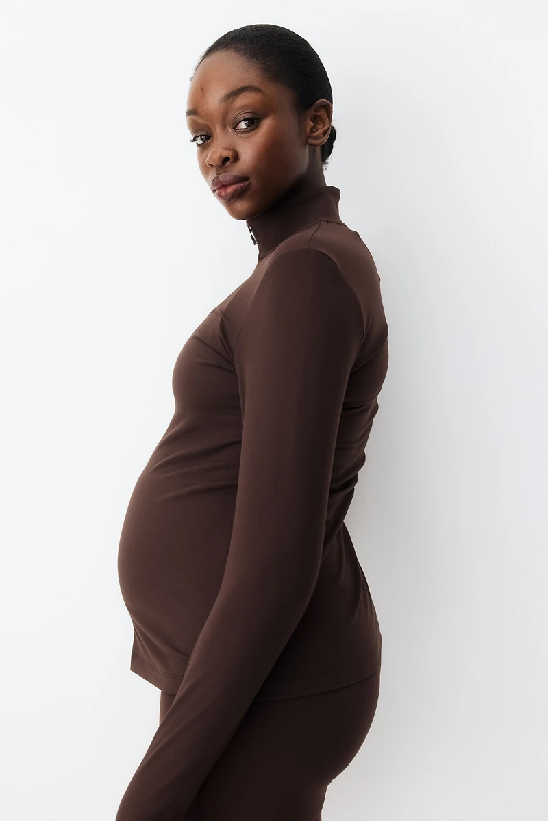 Veste de sport MAMA à fermeture éclair