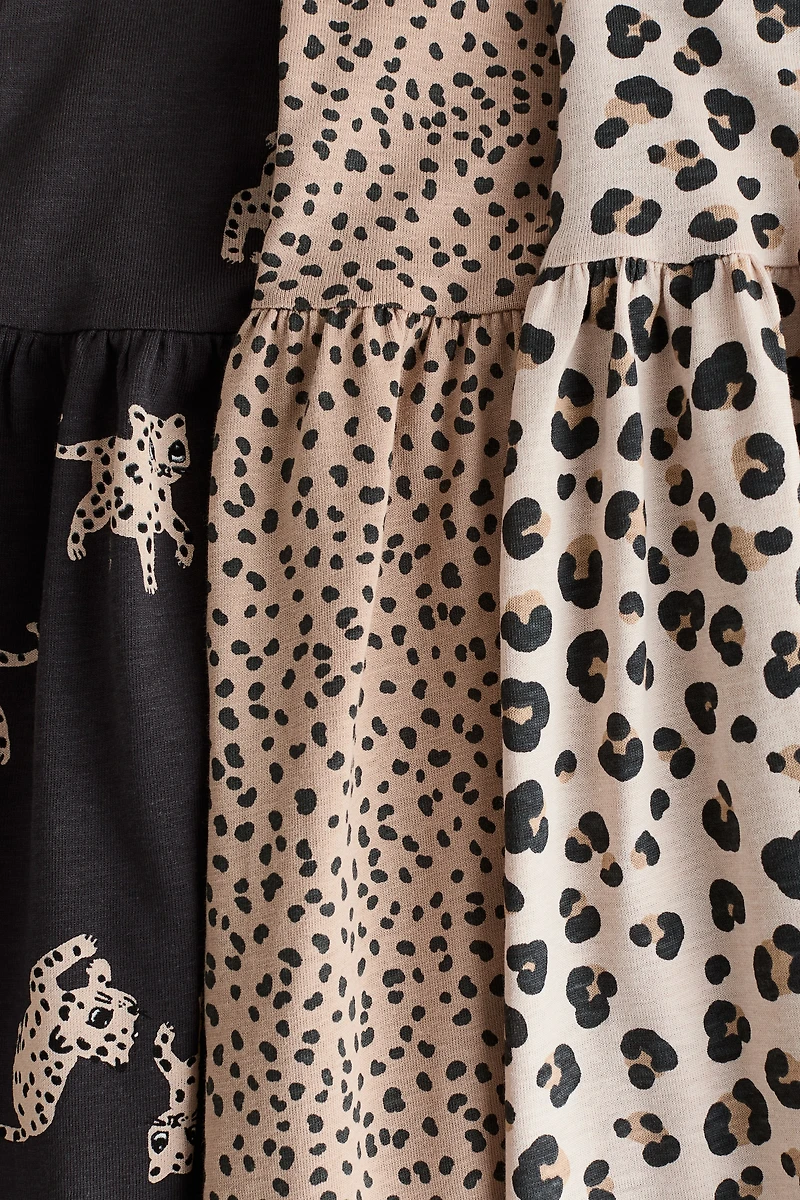 Lot de 3 robes en coton imprimé