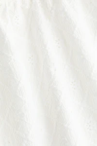 Blouse en jersey pointelle