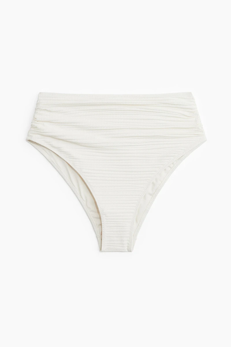 High Waist Cheeky Bikini Bottoms