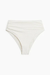 High Waist Cheeky Bikini Bottoms