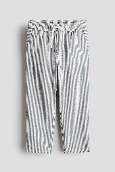 Cotton Seersucker Pants