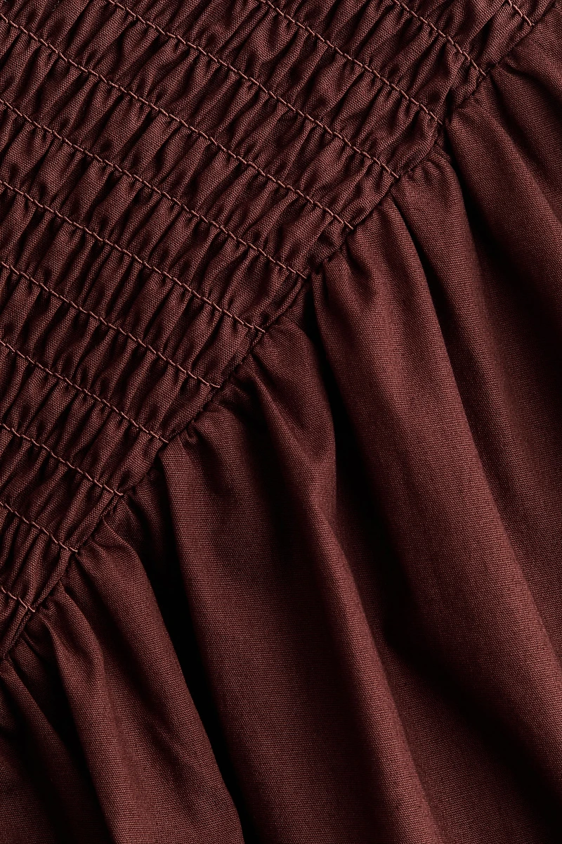 Smocked Cotton Dress