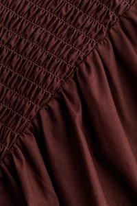 Smocked Cotton Dress