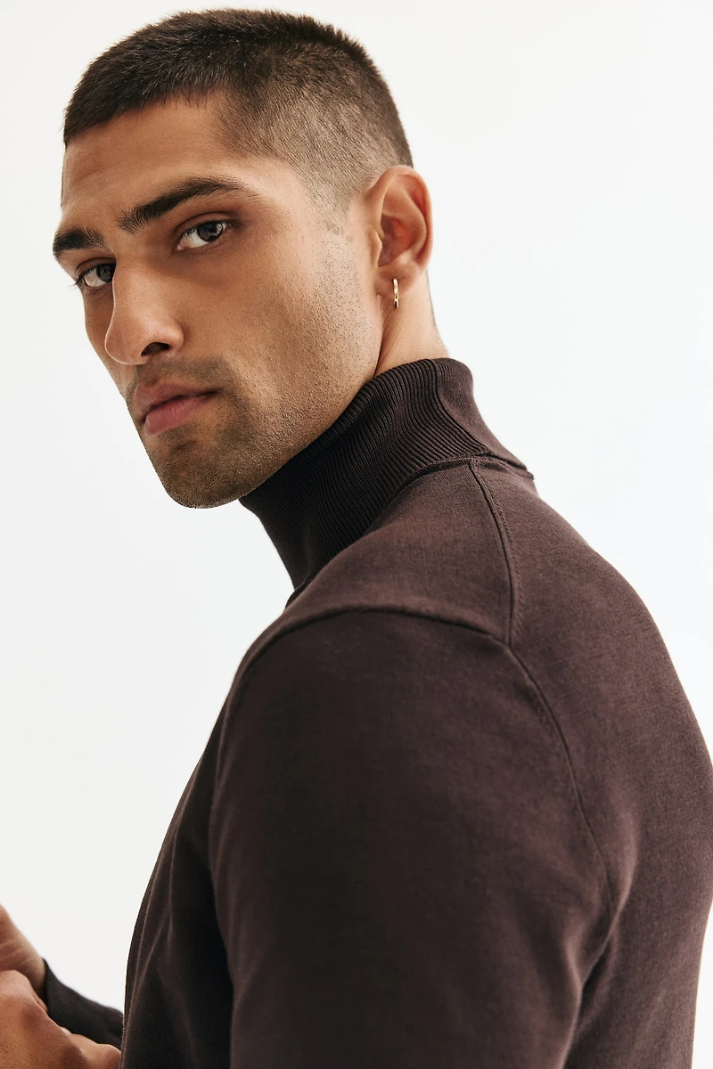 Regular-Fit Turtleneck Sweater
