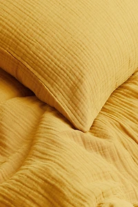 Parure de couette lit simple en mousseline