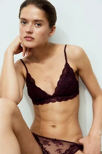 2-Pack Lace Thong Briefs