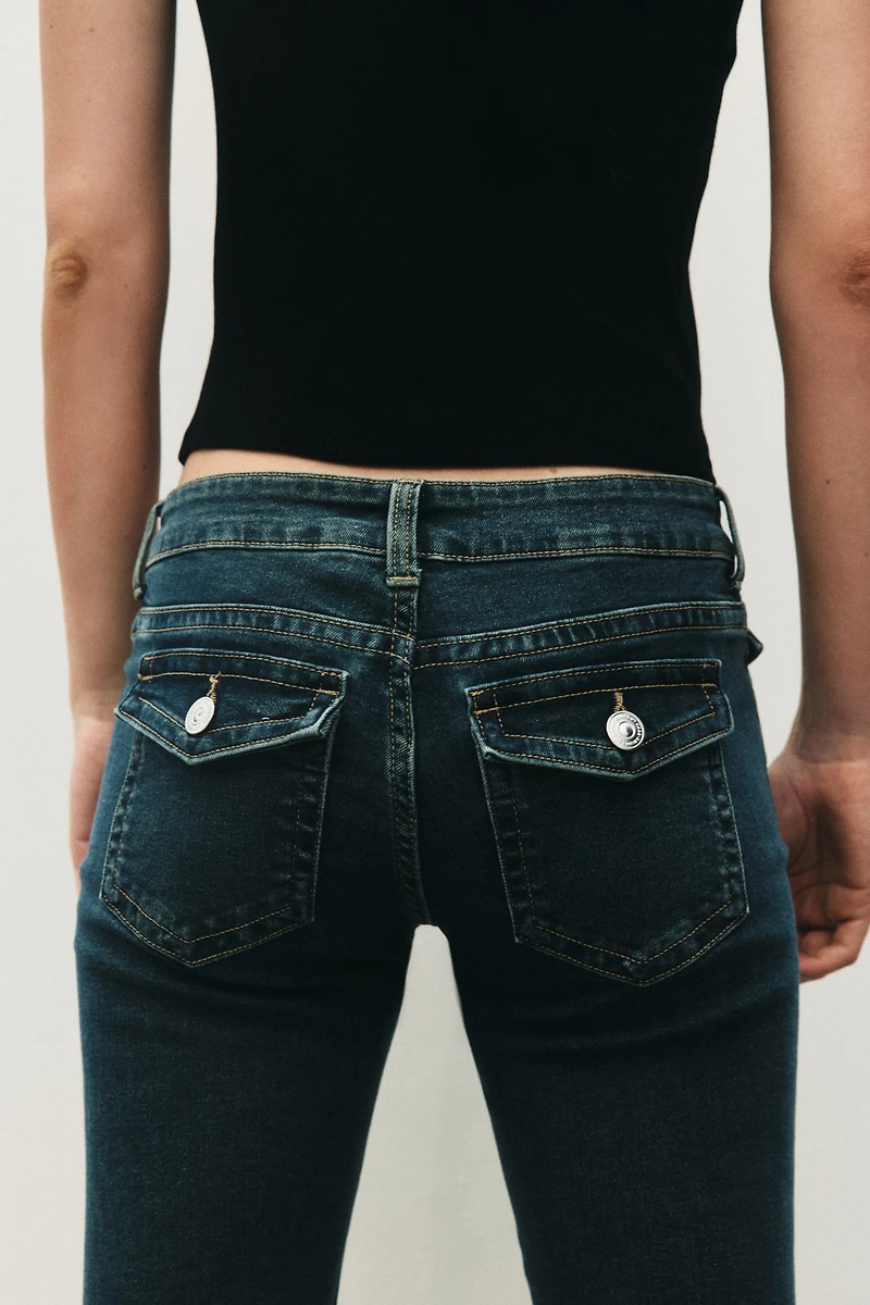 Flared Low Waist Jeans