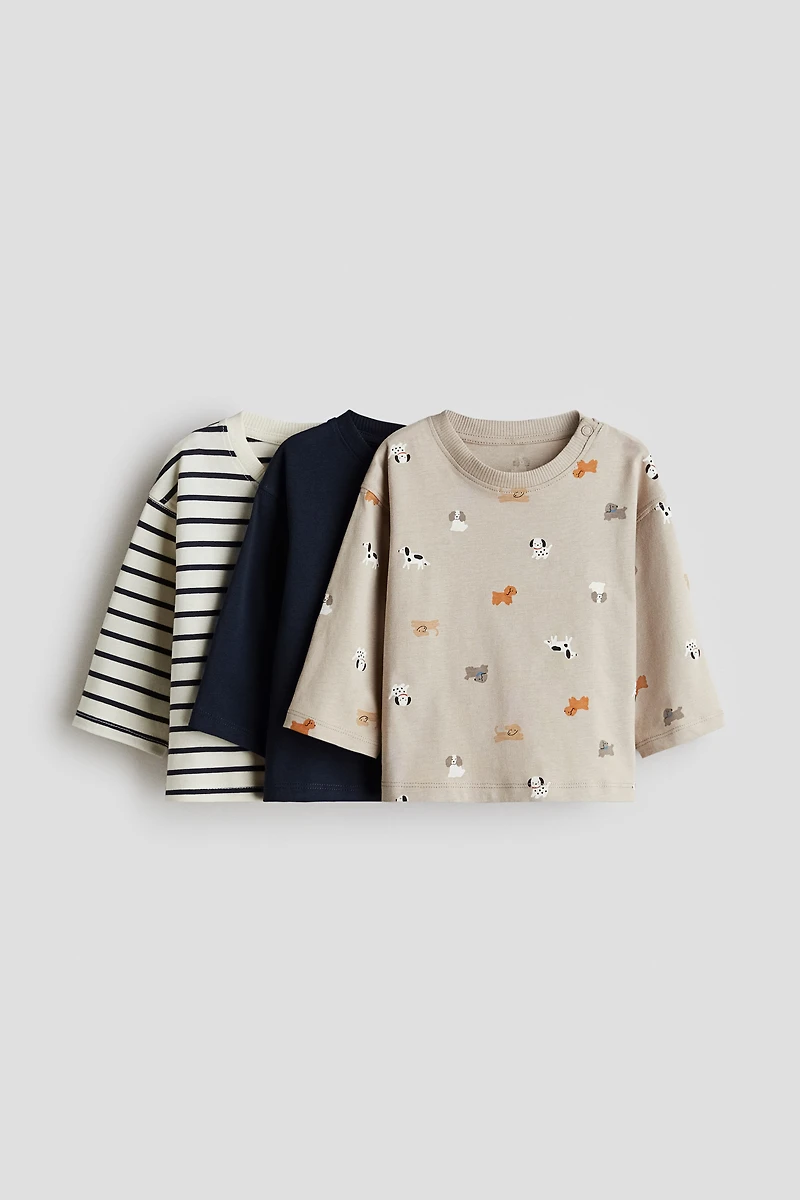 Lot de 3 T-shirts en coton