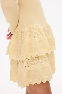 Dress with Tiered Skirt