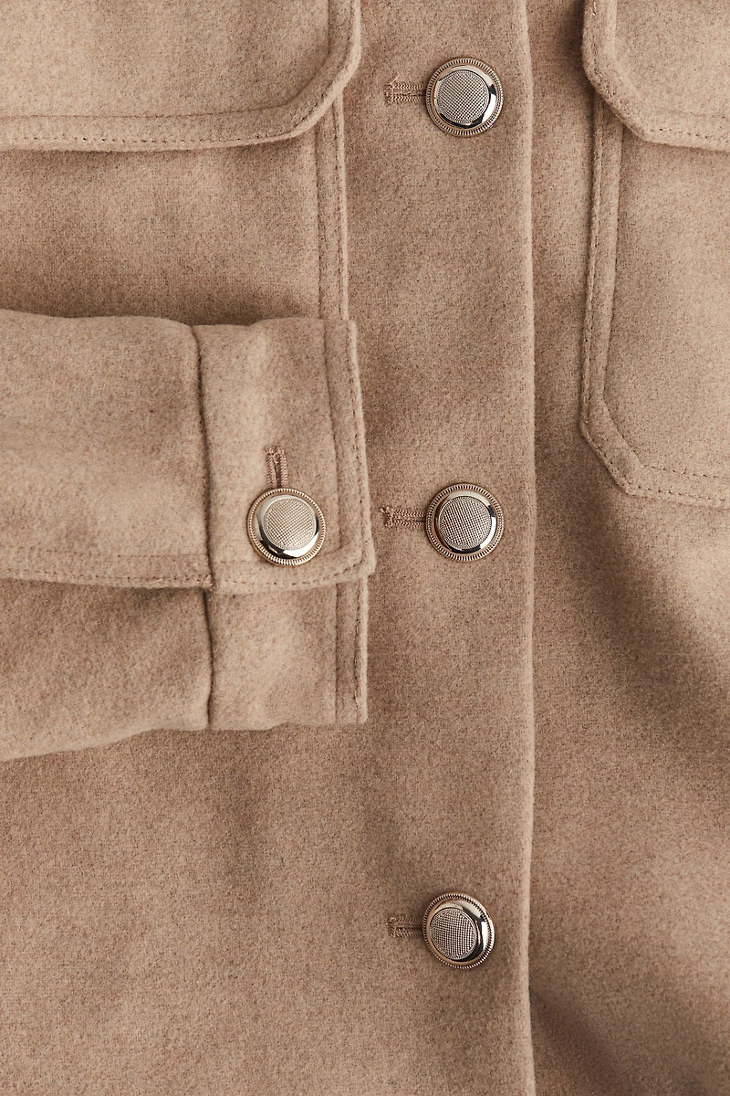 Veste à la finition brossée