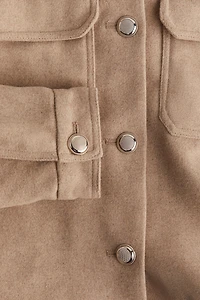 Veste à la finition brossée