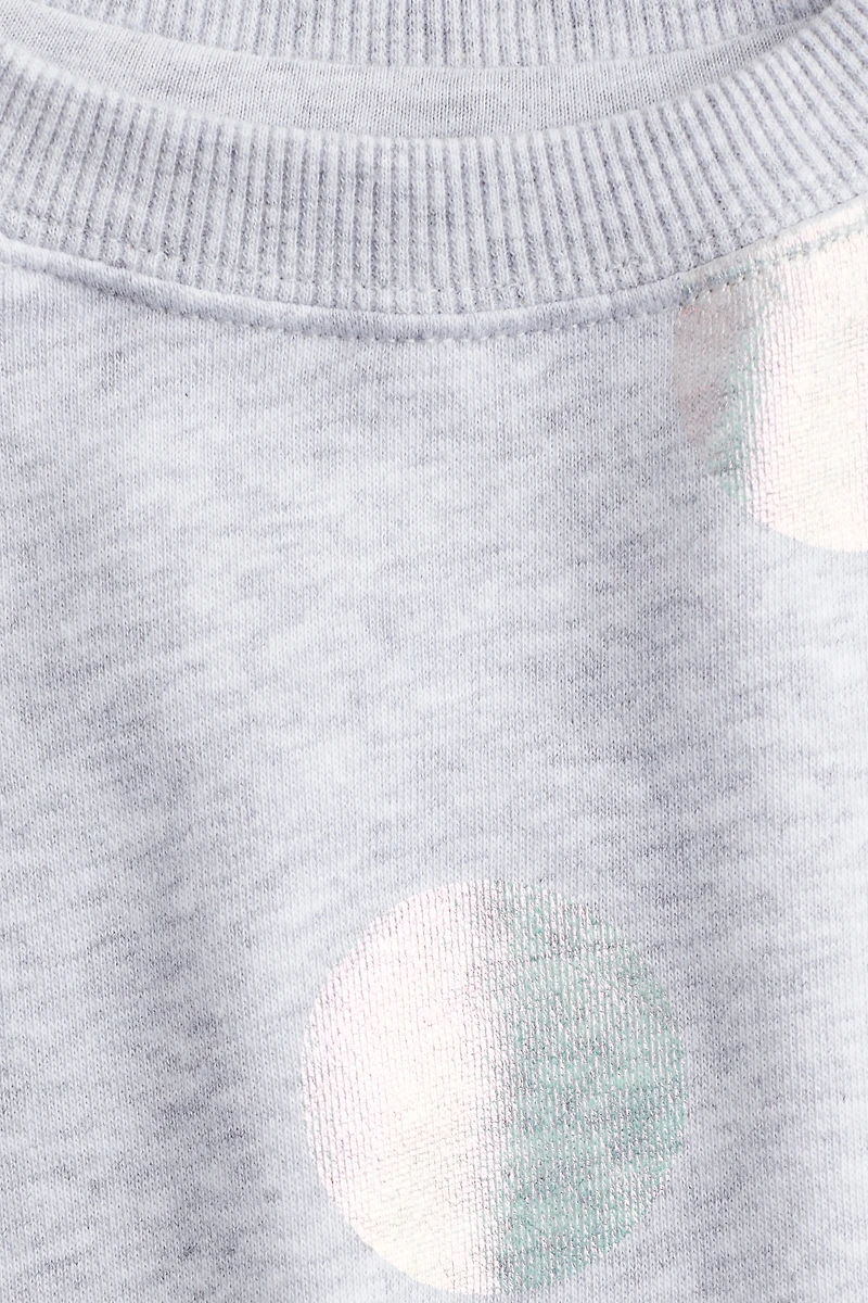 Foil-Print Sweatshirt