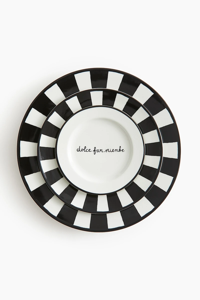 Small Porcelain Plate with Motif