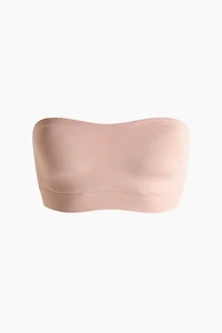 Soutien-gorge bandeau coussiné sans coutures