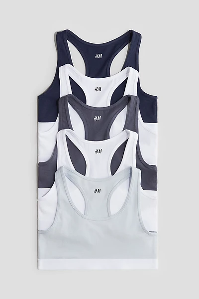Lot de 5 hauts en coton