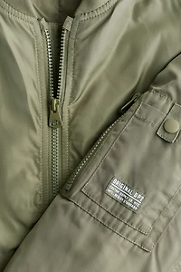 Padded bomber jacket