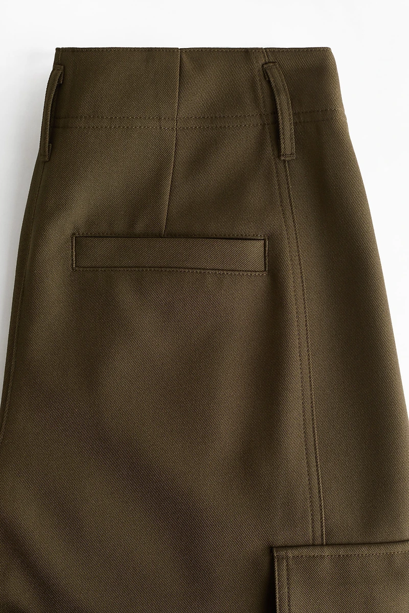 Pantalon cargo avec jambes tonneau