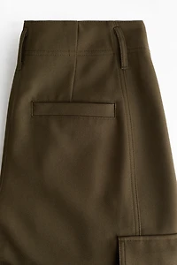 Pantalon cargo avec jambes tonneau