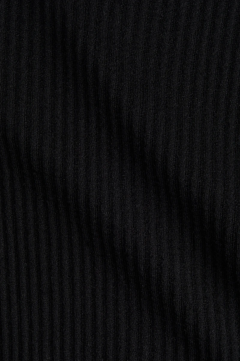 Rib-Knit T-Shirt Dress