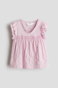 Flutter-Sleeved Blouse