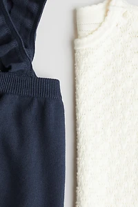 Ensemble 2 pièces en coton avec haut et jupe