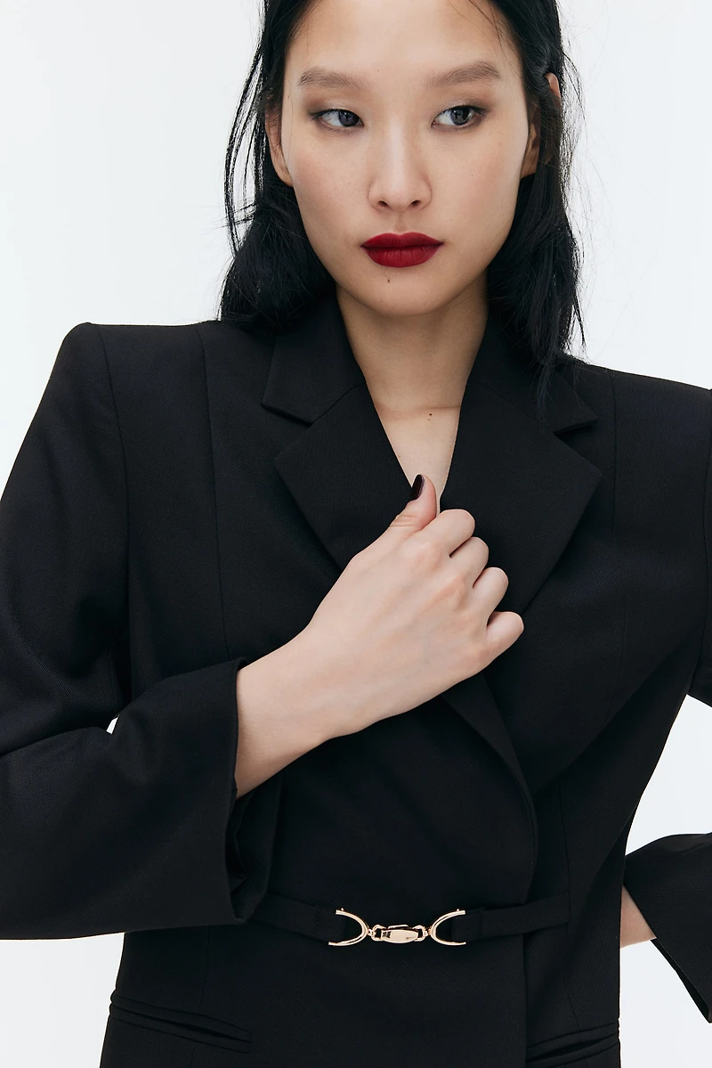 Robe blazer en sergé