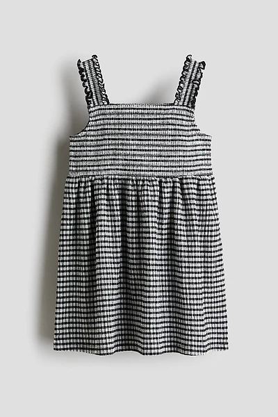 Textured jersey dress