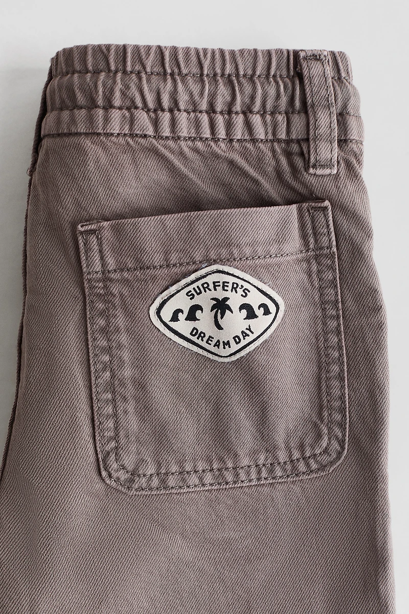 Cotton Twill Shorts