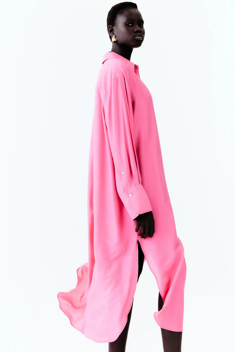 Oversized Shirt Dress