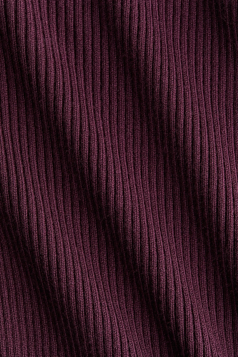 Ruffle-Trimmed Cardigan