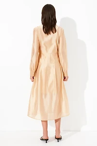 Shirt Dress with Tapered Waist