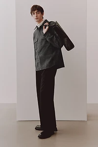 Regular Fit Felted Overshirt