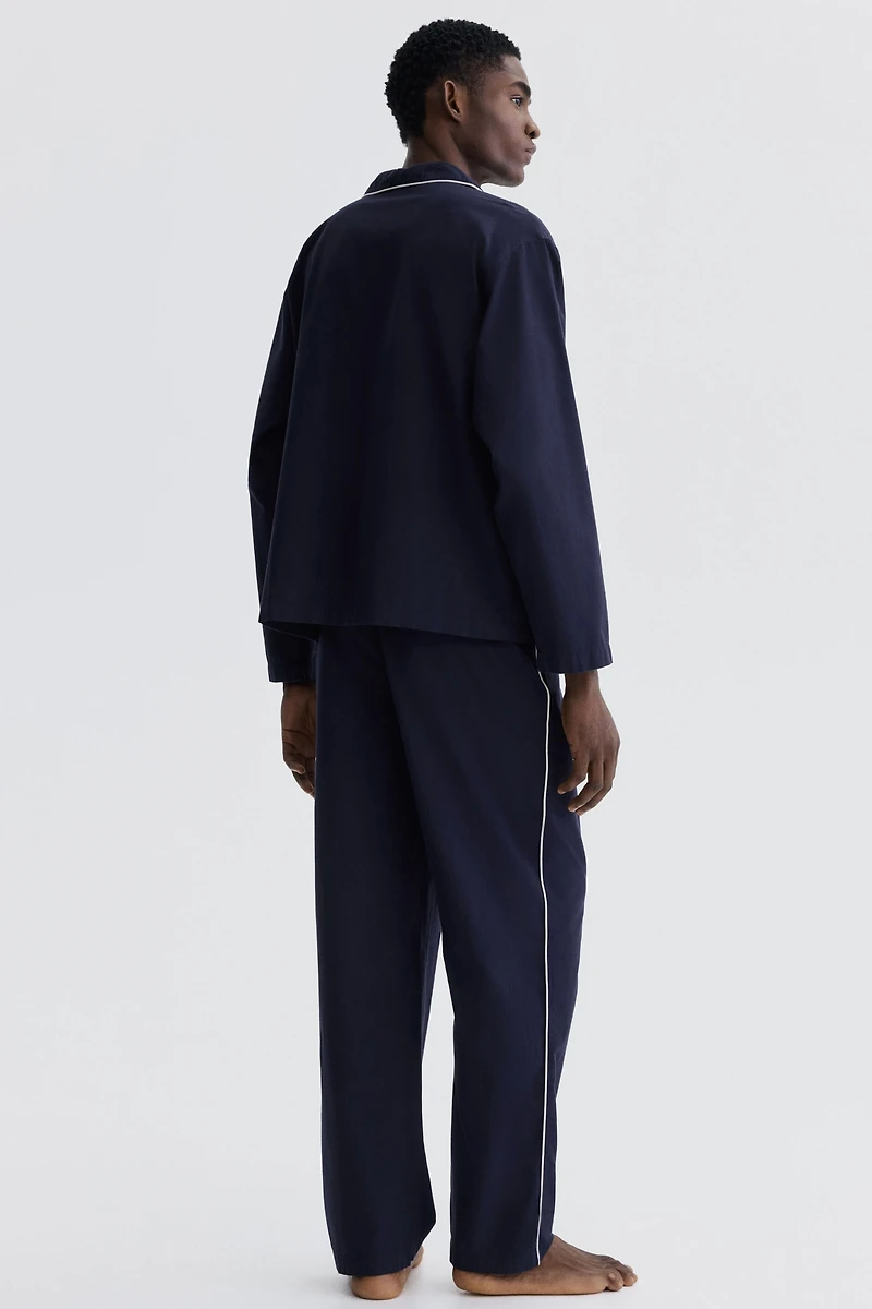 Cotton Pajama Shirt and Pants