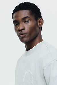 Loose-Fit Printed Sweatshirt