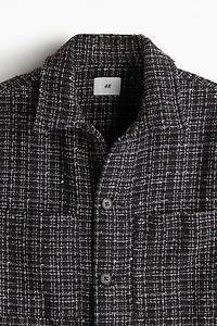 Regular Fit Waffled Overshirt