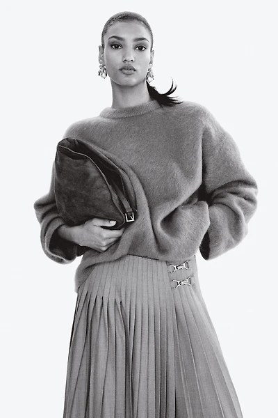 Oversized Mohair-Blend Sweater