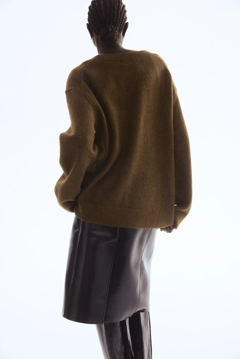 Oversized V-Neck Sweater