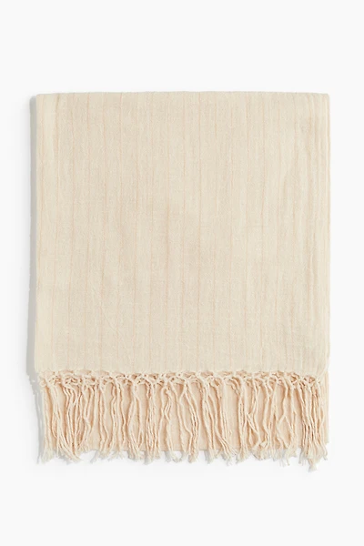 Linen-blend Shawl