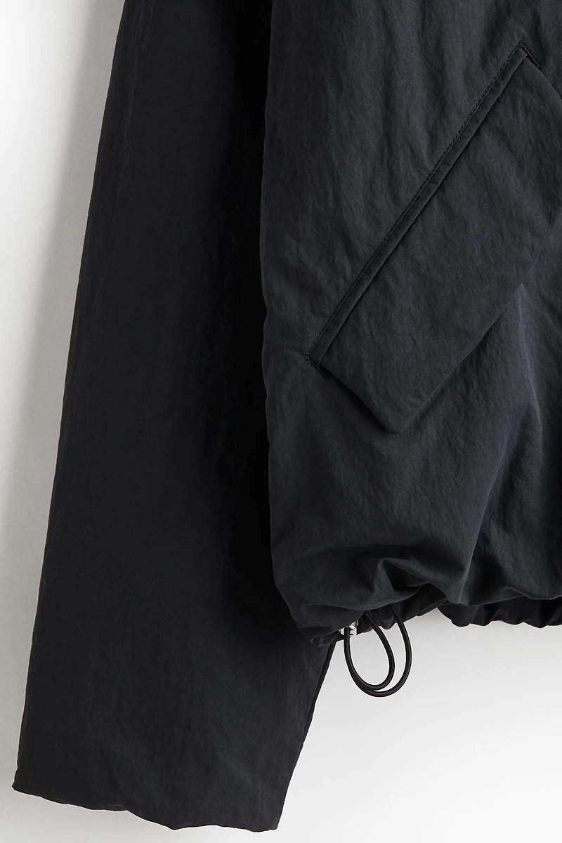 Blouson d'aviateur ample en nylon