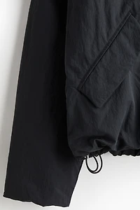 Blouson d'aviateur ample en nylon