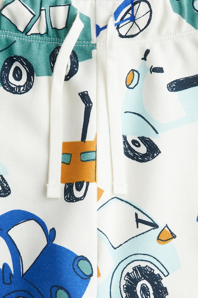 Short en molleton imprimé