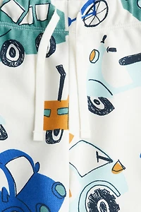 Short en molleton imprimé