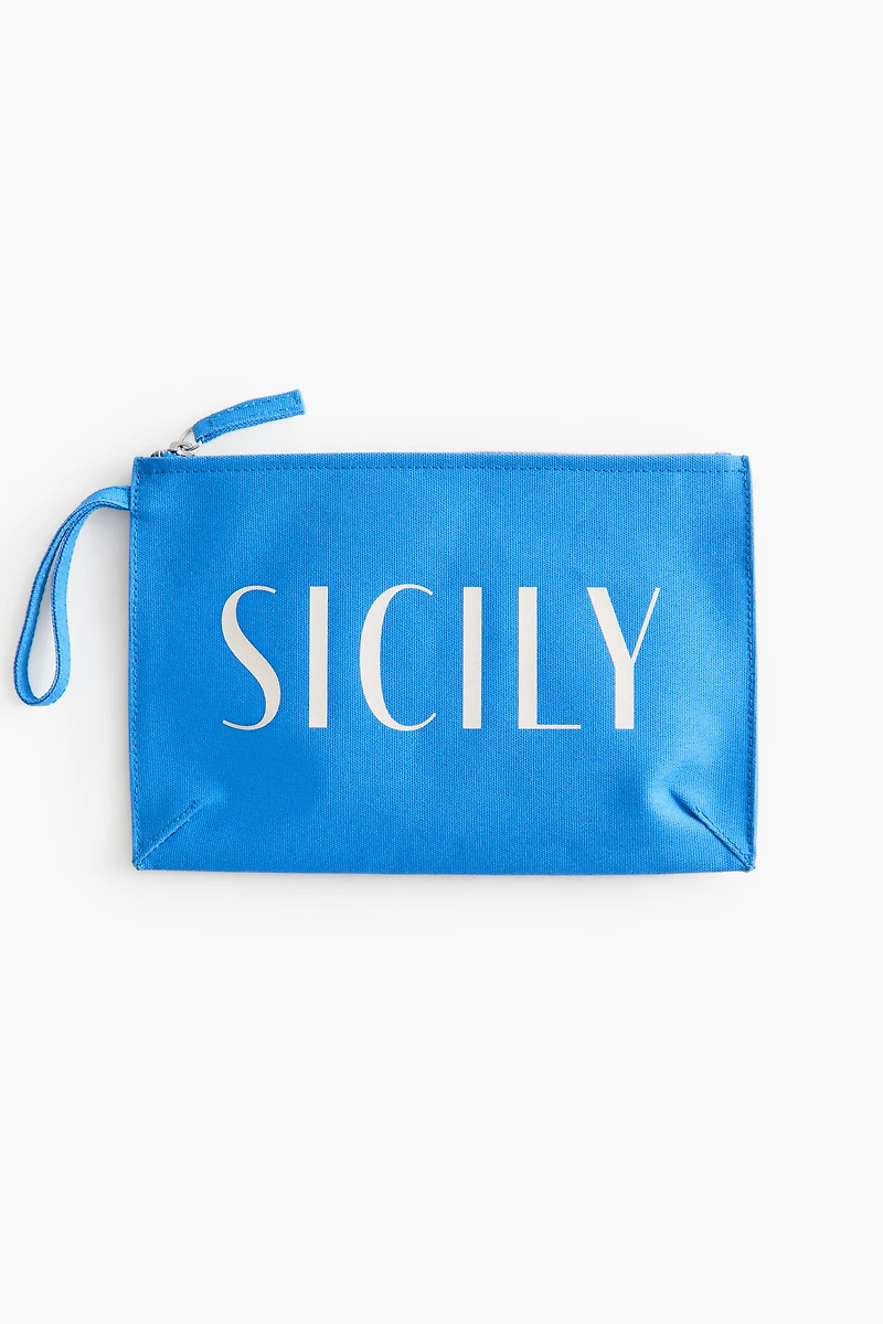 Pochette de plage en toile