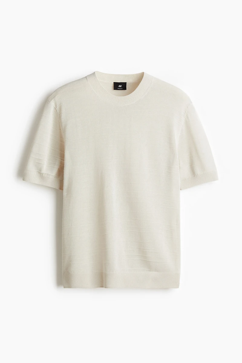 Regular Fit Fine-Knit T-Shirt