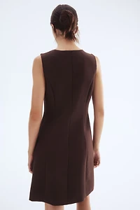 Button-Front Dress