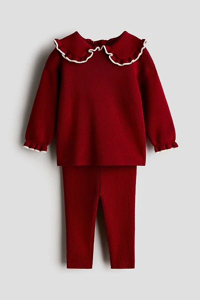 2-piece Rib-Knit Cotton Set